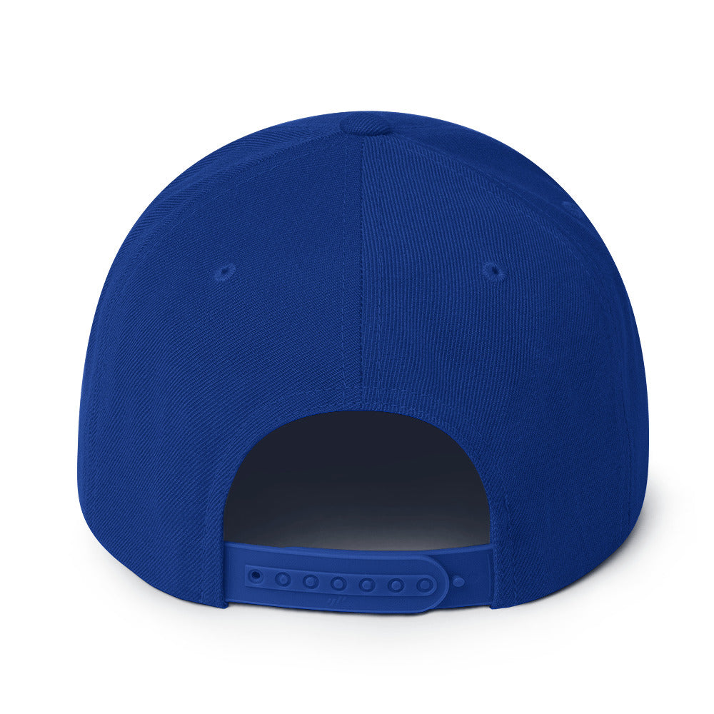 Royal Blue/White Snapback Hat