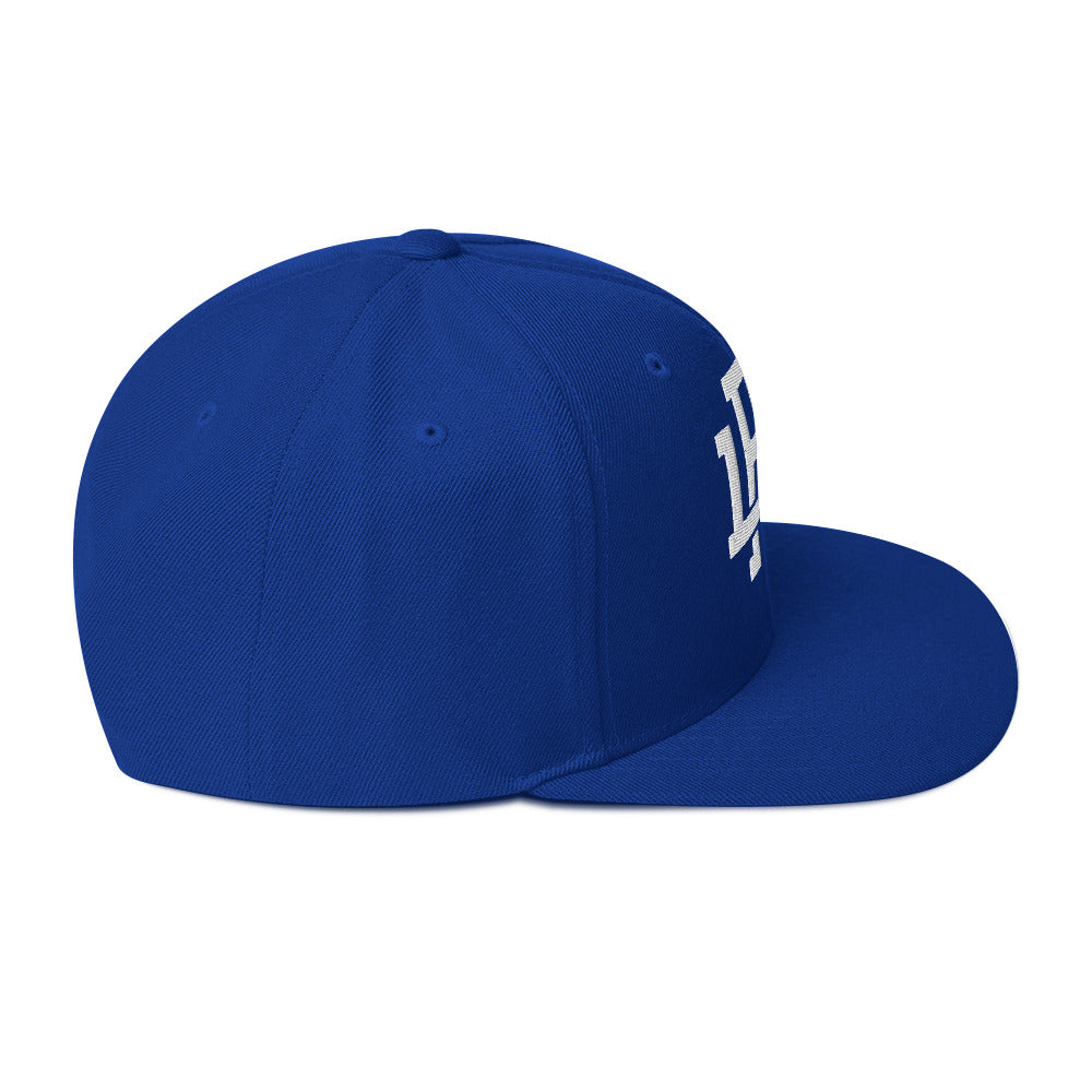 Royal Blue/White Snapback Hat