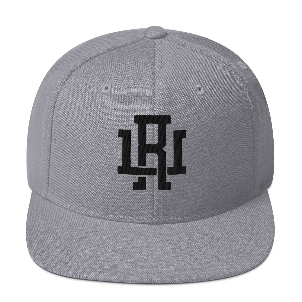 Grey/Black Snapback Hat