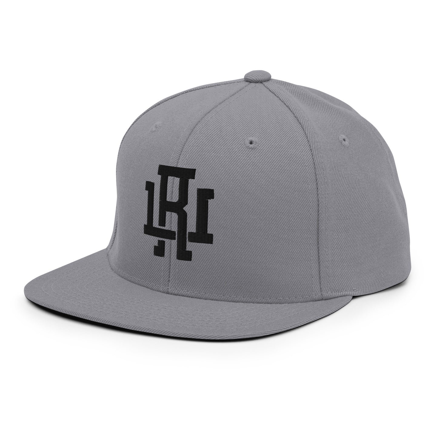 Grey/Black Snapback Hat